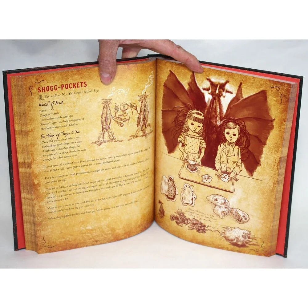 NECRONOMNOMNOM Recipes & Rites Lore H.P. Lovecraft Mike Slater 2019 HC Cookbook